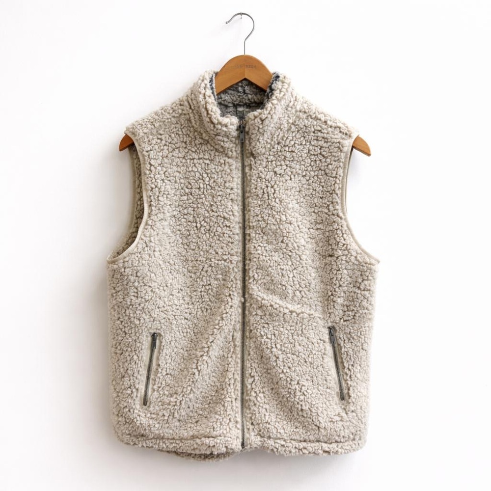 Thread & Supply Cream Sherpa Vest